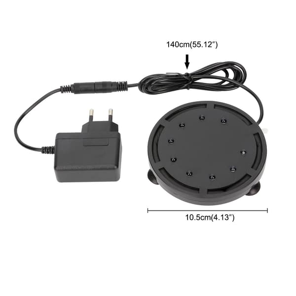 12 Multicolor RGB LED Akvarium Undervands Boble Undervandslys