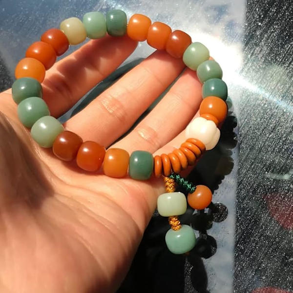 Duobao Bodhi Rod Buddha Perler Duobao Farve Bodhi Rod Armbånd D