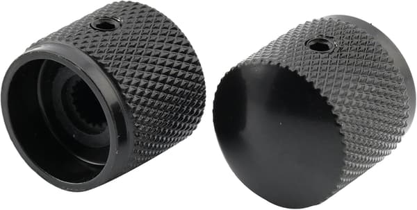Sorte gitar Speed ??Control-knapper Metall Volum Dome Tone-knapper w