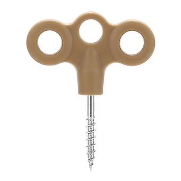 Lysande/Plasthandtag Tältpinnar Stabila Trädgårdsmarkankare Pinnar Utomhusutrustning (Khaki)