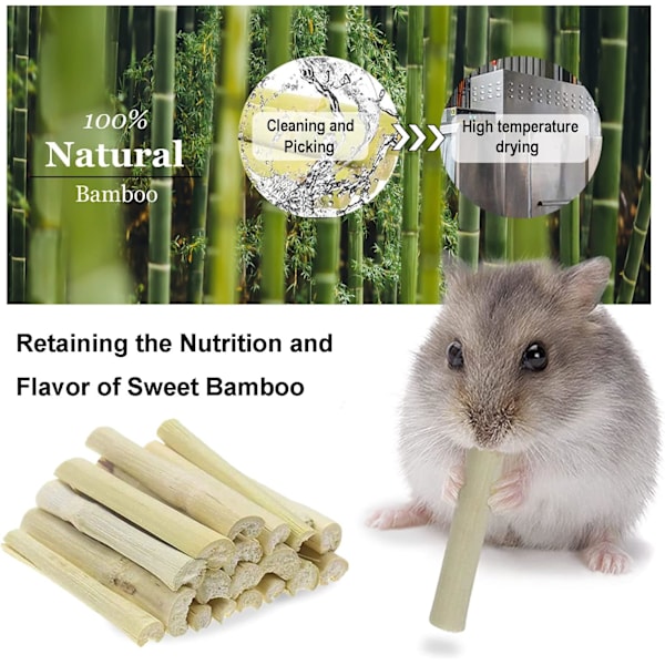 Hamsterin lelu, kanin herkku, omenapuu timotei heinä ja makea bambu