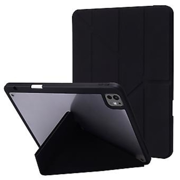 Akryl Læder Tablet Etui Til iPad Pro 11 2024 (Sort)