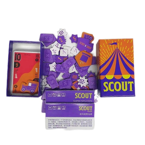 Oink Spel Scout Kortspel 2-5 Spelare - Roligt Cirkus Familjespel