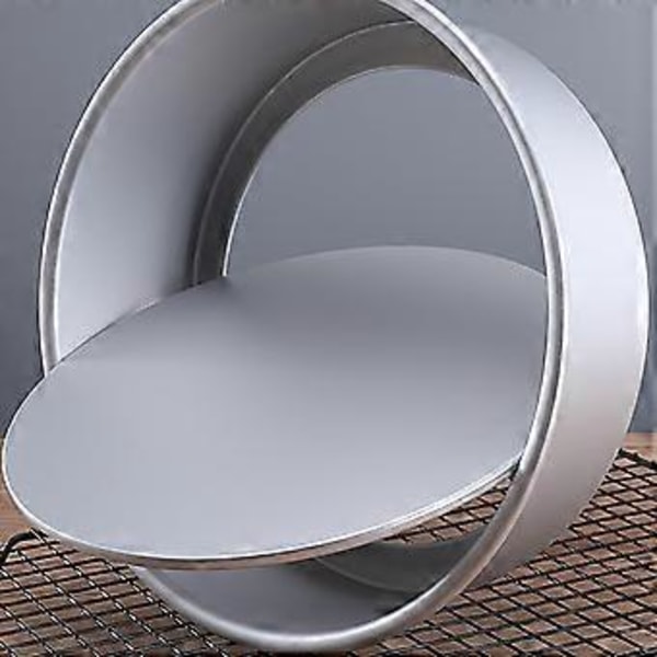 2/4/6/8 tommer Aluminium Legering Non-stick Rund Kageform Bageplade Bageværktøj (2 )