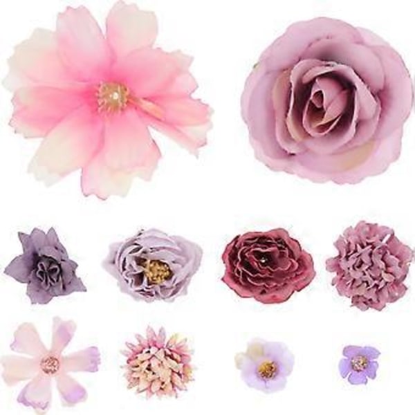 20 st Konstgjorda Blomdekorationer Bröllop Konstgjorda Blomsterprydnader Romantiska Fotorekvisita