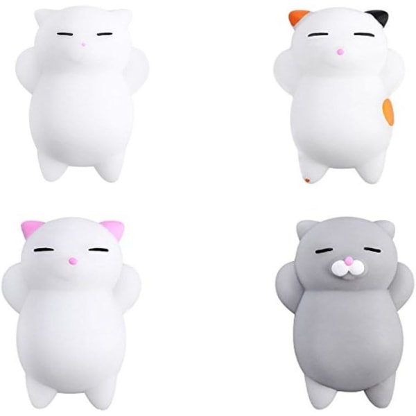 Anti-stressleksaker Katter Squishies Mini Cat Squeeze Toys Stress Mochi Kawaii Squishies Squishy Kawaii S