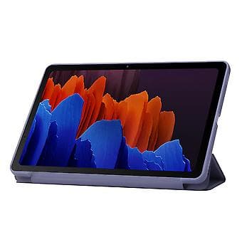 Lærtablettveske for Samsung Galaxy Tab S9 (Lilla)