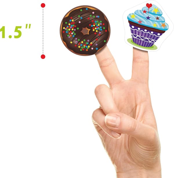 1000 stk. (Hver måler = 3,8 cm i diameter) Cupcake Donut D