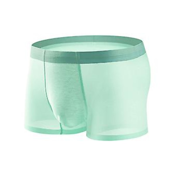 Helt Nya Herrkalsonger Klassiska Mjuka Andningsbara Boxerkalsonger Silkeslena Boxerkalsonger Hälsosamma att Bära (XL grön)