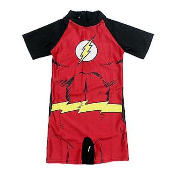 Badkläder för barn 3-11 år Superman En-delad baddräkt (6-8 år The Flash)
