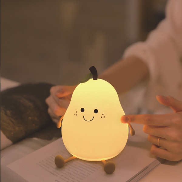 1st Creative Pear Shape nattlampa för barn med timerfunktion