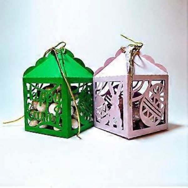 Pääsiäispupun laatikko Metallileikkurit Stencil DIY Scrapbooking Album Paper Card (MH412)