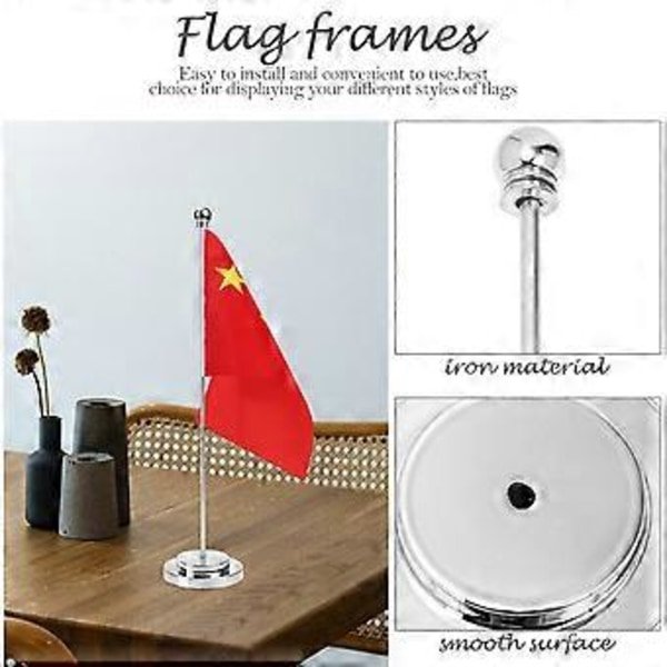 Universal Flagstang Flag Display Holder Sømfri Reklame Flagstang Flagfod