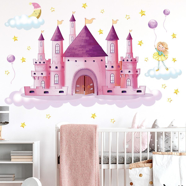 30*90cm 1st Castle Wall Sticker Väggdekal, Princess Castle Wa