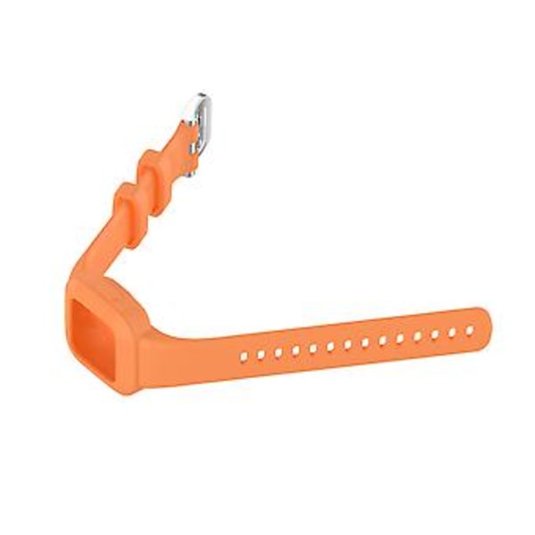 Silikonrem for Garmin Vivofit JR3 i ren farge (Oransje)
