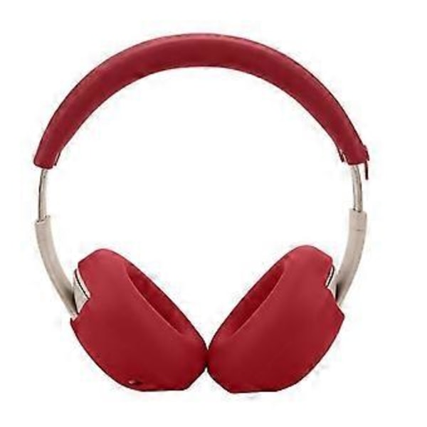 Beskyttende silikone etui sæt til Beats Studio Pro med 2 ørekop covers og hovedbøjle cover - Mørkeblå(Rød)