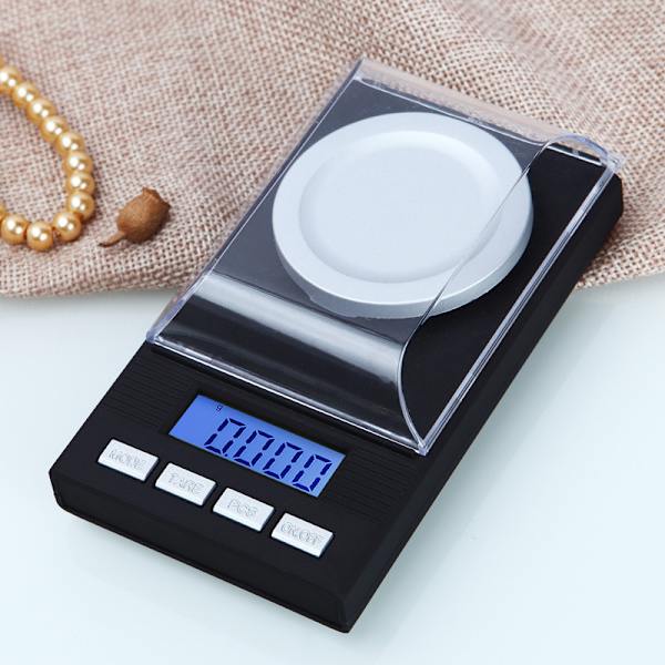 Højpræcisionsvægt 50 x 0,001 g Professionel digital milligram