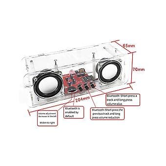 DIY Bluetooth-högtalarkit Elektronik DIY-lödprojektövning Lödmontering DIY Elektronisk