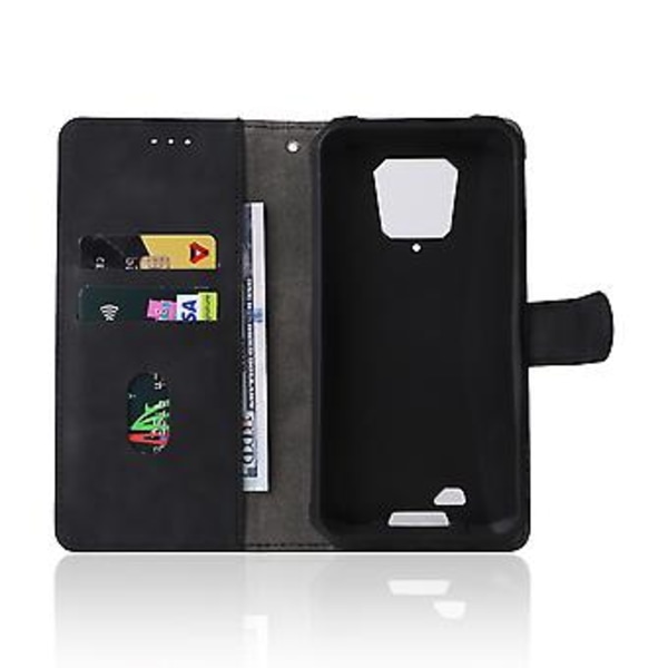 Læder Telefon Case til Ulefone Armor 8 (Sort)