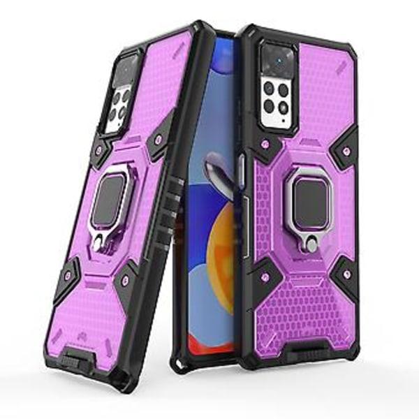 PC + TPU-fodral för Xiaomi Redmi Note 11 Pro 5G / 4G Global (Lila)