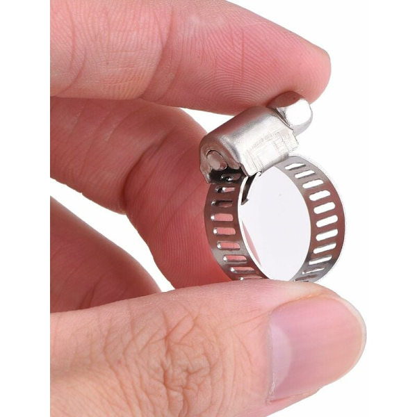 12 stk. 19-29（8mm） Justerbar Slangeklemme Rustfrit Stålslange C