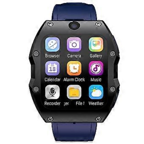 LOKMAT Appllp 3 Max 4G Samtal Vattentät Sport Smartwatch (Blå)