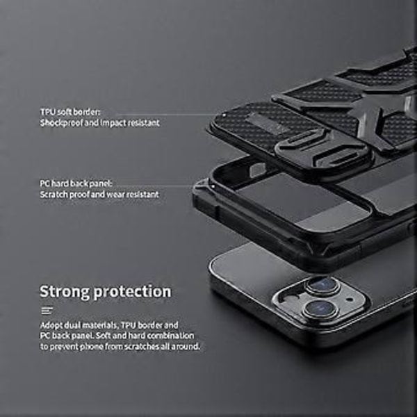 NILLKIN TPU + PC Beskyttelsesetui til iPhone 13