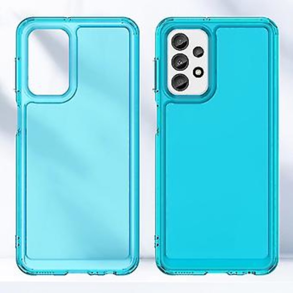 Telefonfodral för Samsung Galaxy A23 5g Candy Series Tpu (Transparent Blå)