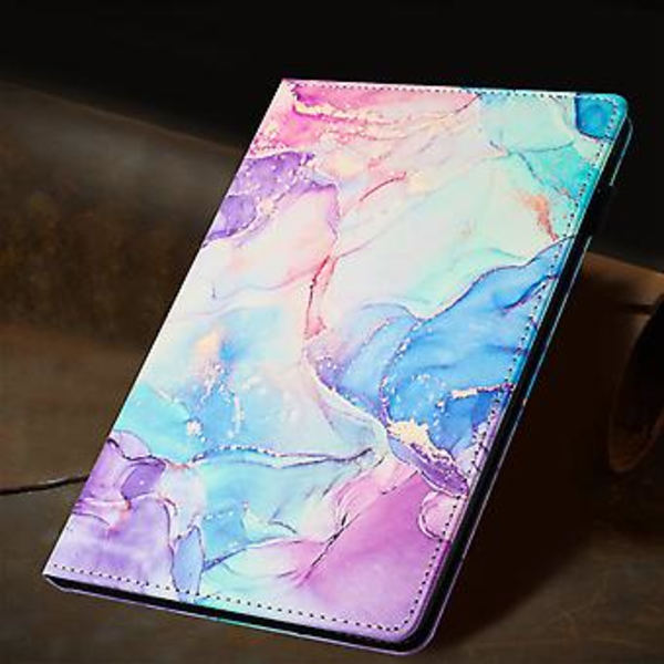 Læder Tablet Etui Til iPad 10. Gen 10.9 2022 (Lilla Blå)