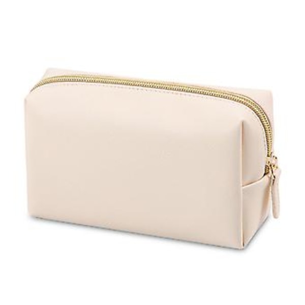 Stilren Resesminkväska för Kvinnor, Portabel Mångsidig Toalettväska, Present till Alla Hjärtans Dag (Beige-Medium)