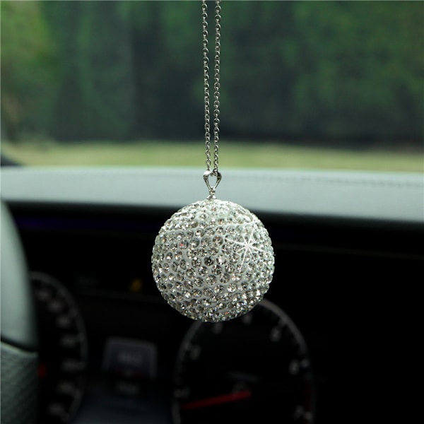 Bildekorationskristallkula Bakspelspegelhänge, Rhinestone Han