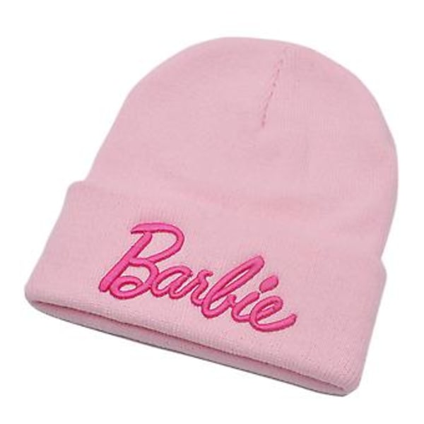 Barbie Barn Unisex Vintervarm Beanie-lue For Gutter Og Jenter Strikket Skallelue Kreative Gaver (Lys Rosa)