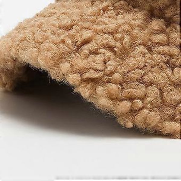 Konstnär Målare Lammull Basker Hatt Enfärgad Hatt Utomhus Fritid Åttkantig Hatt Gåva till Par Flickvän Vän Älskare Beige( Beige)