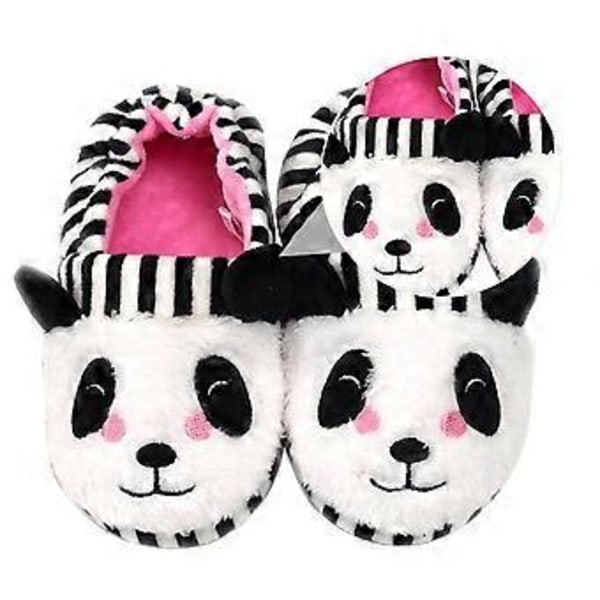 1 Pari Suloisia Lasten Tossuja Lämpimät Lasten Tossut Sarjakuva Panda Tossut