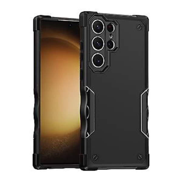 Anti-slip Armor Case til Samsung Galaxy S23 Ultra 5G (Sort)