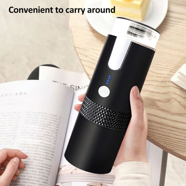 Bärbar kaffebryggare, 170 ml resetrådlös elektrisk espressomaskin, minikapselkaffebryggare