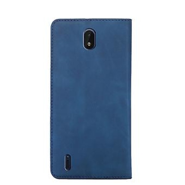 Ihomainen PU-kotelo Nokia C01 Plus/C1 2. painos (Sininen)