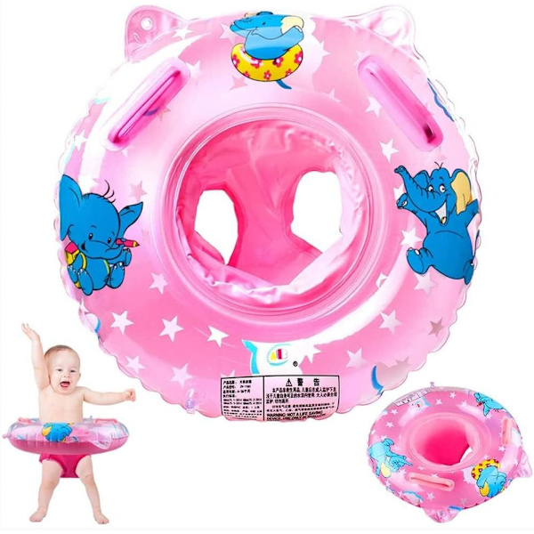Babysimningsring, Uppblåsbar Simring med Flytande Säte för*