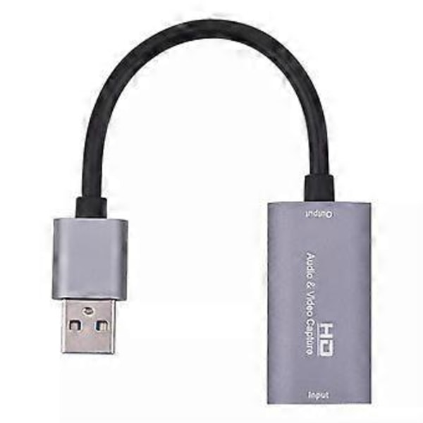 HDMI til USB 3.0 4K60Hz Video Capture Card Grabber For PC Spill Live Streaming( )