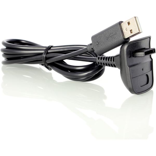 Xbox 360 -langaton ohjain -kaapeli USB-kaapelin pituus 150 cm - Musta