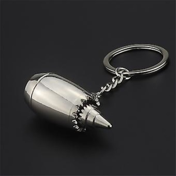 Mini Flymotor Nøglering Personlighed Charm til Nøglering Designer Souvenir