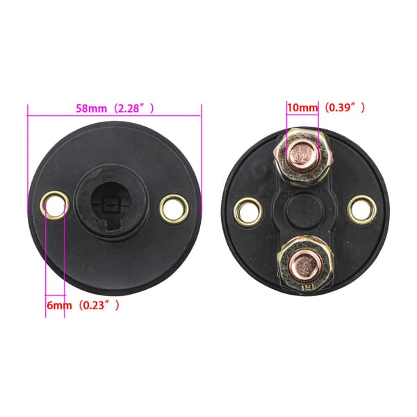 4-pack 12V/24V Batteri Isolator Brytare Stäng Av Nödläge