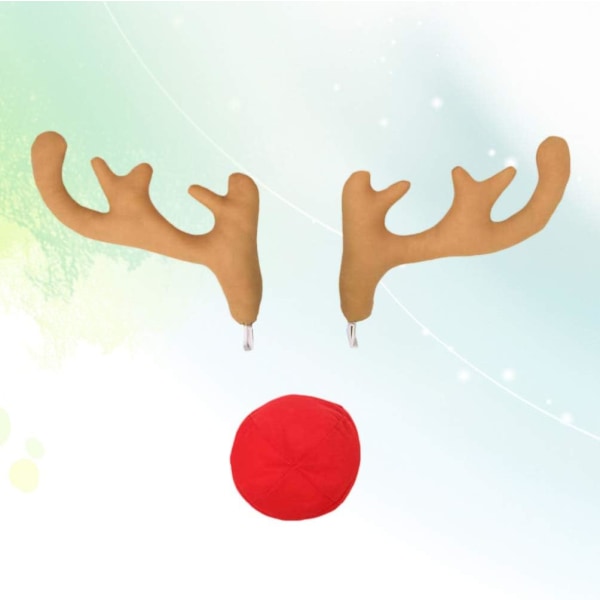 Bil Rein Antlers og Nese Dekorasjoner Jul Kostyme Auto