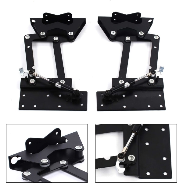 2 Pack Folding Lift up Coffee Table Hinges, Furniture Hinges, Lifting Table Hinge Mechanism