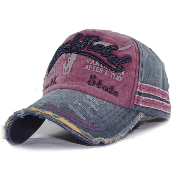 Punainen baseball-lippis baseball-lippis hatut lippis unisex säädettävä ret