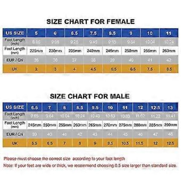 Unisex badesandaler med tyk sål, vandtætte skridsikre sandaler, flip-flops til kvinder og mænd (43 Sort)