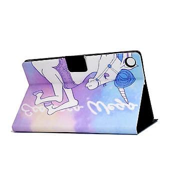 Læder Tablet Etui Til Samsung Galaxy Tab A9+ (Pink Hest)