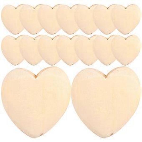 30 stk. Treplater Hjerteform Treplate Kreative DIY Fotoramme Lappverk