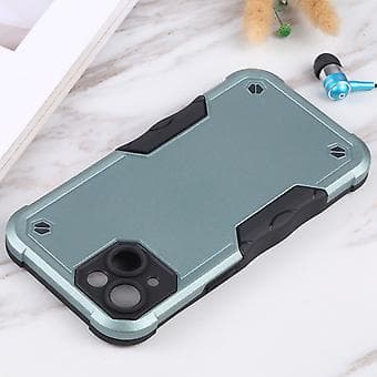 Sklisikker Armor-etui for iPhone 14 Plus (Grønn)