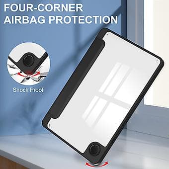 3-folds Læderetui til Samsung Galaxy Tab A9 (Sort)